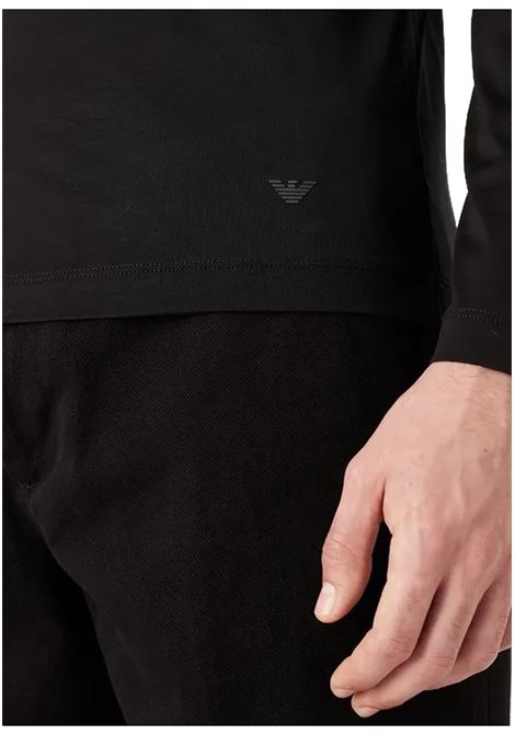 Maglia in jersey misto Tencel EMPORIO ARMANI | T-shirt | 8N1TE9 1JUVZ0999